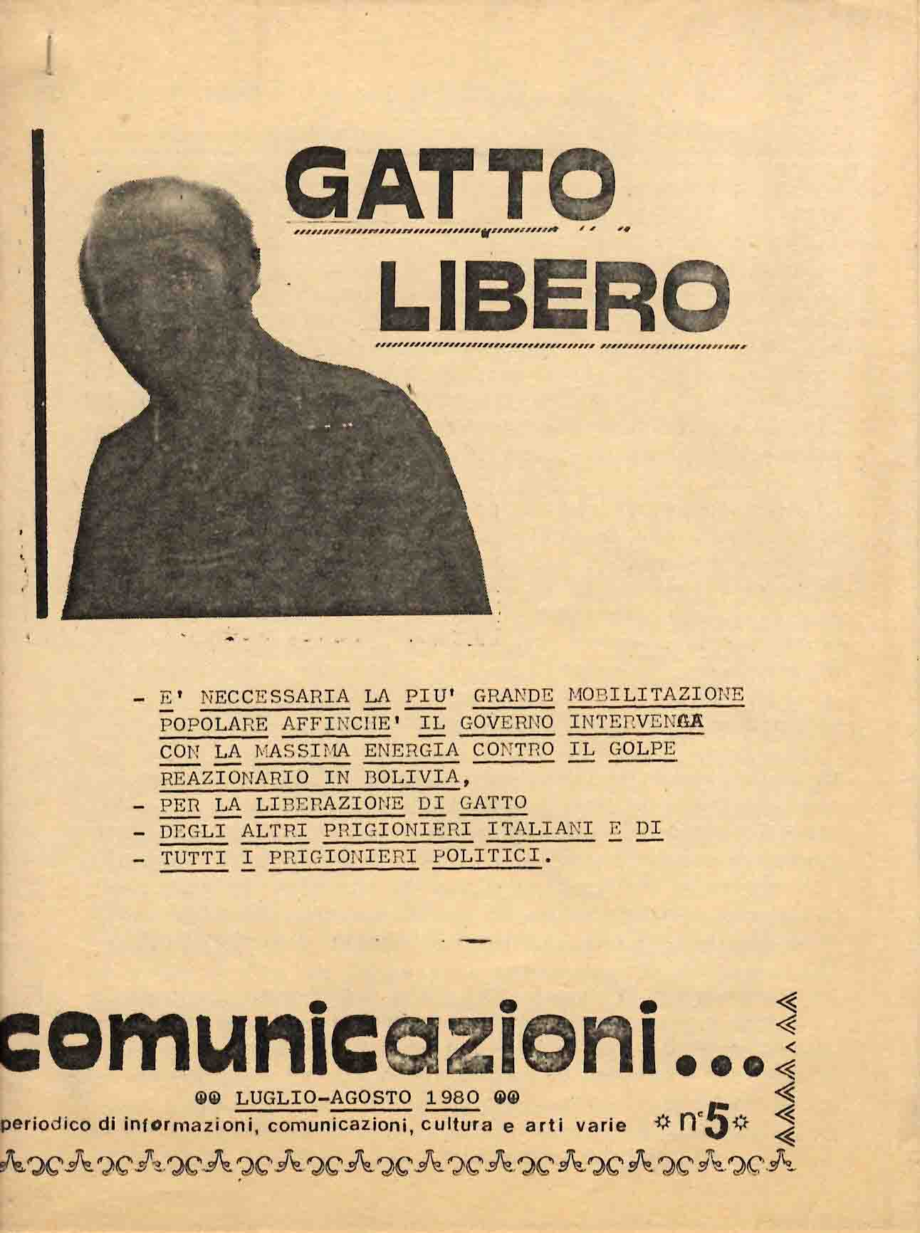 Comunicazioni... Periodico di informazioni, comunicazioni, cultura e arti varie
